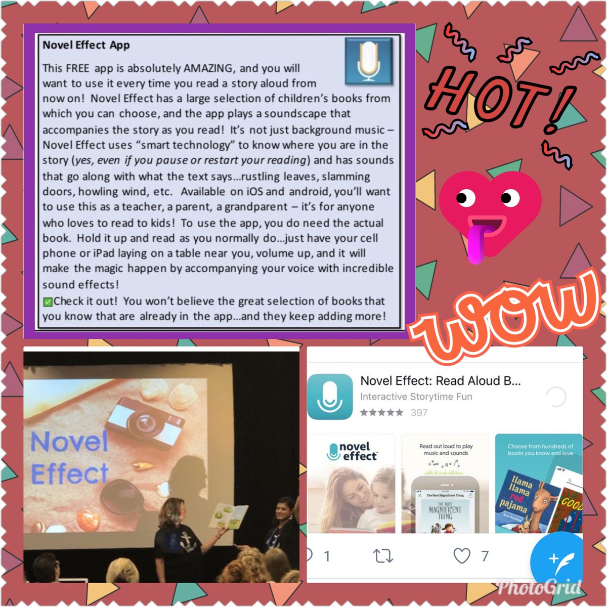 I am giving the "Belle of the Ball" award to <a href="/Novel_Effect/">Novel Effect 📚🎶</a>!!  It's the hot app everyone who attended <a href="/TCEA/">TCEA</a> is raving about on my TL &amp; with good reason too! Teacher friends get this app!! It will totally change your Read Aloud game! <a href="/WFISDschools/">Wichita Falls ISD</a> <a href="/CanutilloISD/">Canutillo ISD</a>