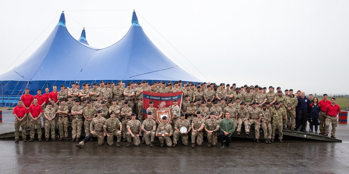 Proud_Sappers's tweet photo. Huge congratulations to @42EngrRegt_Geo on winning the #SapperGames19 and to everyone who took part and supported to make it a great week! #SapperFamily https://t.co/HeNqbHCD3b
