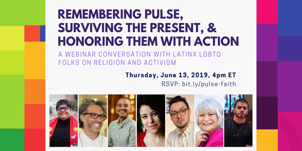 um_forward's tweet photo. This Thursday @ 4pm ET, Alex da Silva Souto is speaking on a webinar about religion, activism, and the experiences of Latinx LGBTQ+ folks. We’ll reflect on Pulse, our current moment, & #HonorThemWith Action.
#umcSetFree
#UMForward
Register at https://t.co/cyggHjDlb9 https://t.co/NJHDxl4xDr