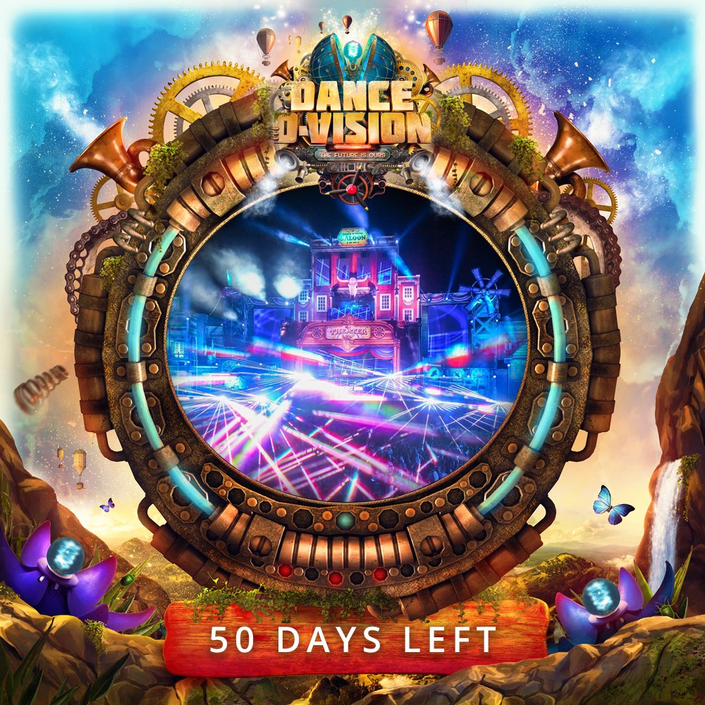 DanceDVision's tweet image. 📜 Heroes of @DanceDVision, we are getting closer. 🔮 Come join us and enjoy a brand new festival experience at Dance D-Vision 2019. 🤩 Only 50 days left before we open our gates. 💫 #TheFutureIsOurs #Festival #Zottegem