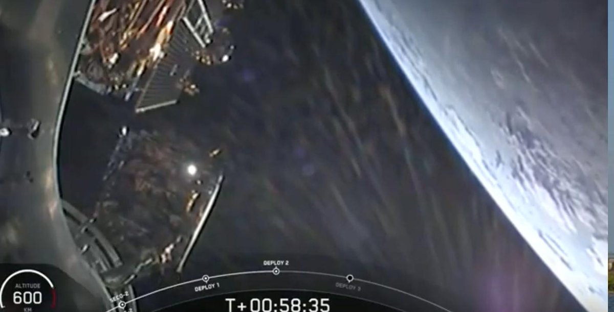 NASA_Nerd's tweet image. Congratulations @SpaceX, @csa_asc and @MDA_maxar on successful launch and deployment of #RADARSAT trio of #RCMSatellites, to a sun-synchronous orbit, monitoring maritime surveillance, disaster management and ecosystem across Canada 🛰️🇨🇦🛰️🇨🇦🛰️