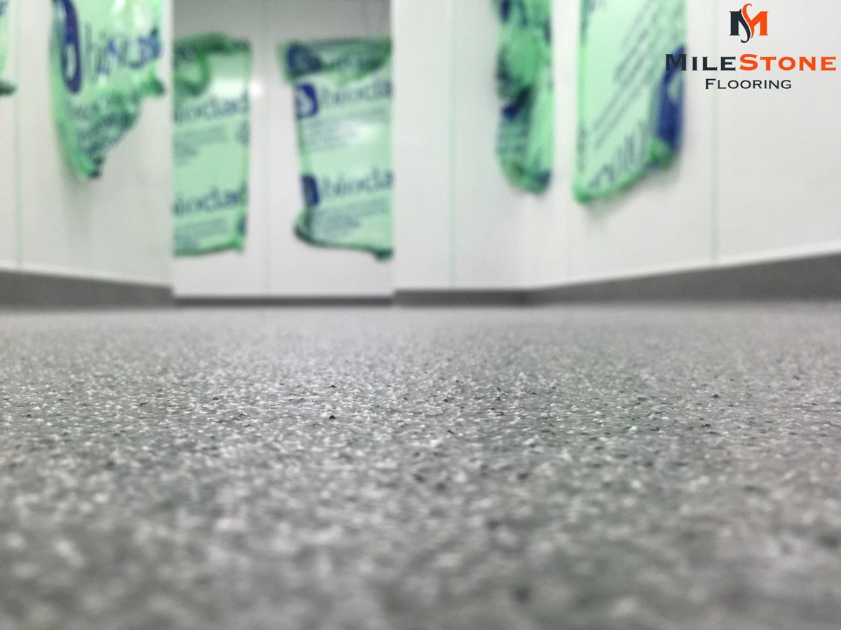 milestonefloors's tweet image. Is your kitchen floor fit for purpose? Prevent yourself against slips and trips with one of our anti-slip floor installations. Here's a recent installation of the @FlowcreteUK Flowfast quartz anti-slip helping to minimise accidents in the workplace. #Flooring #Antislip #Resin