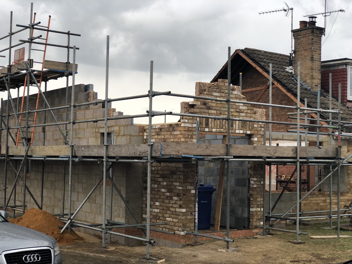 SLArchitectural's tweet photo. Little bit of work on site... two storey side, rear and loft extension. 👍🏻 https://t.co/Bh88YKgGYE