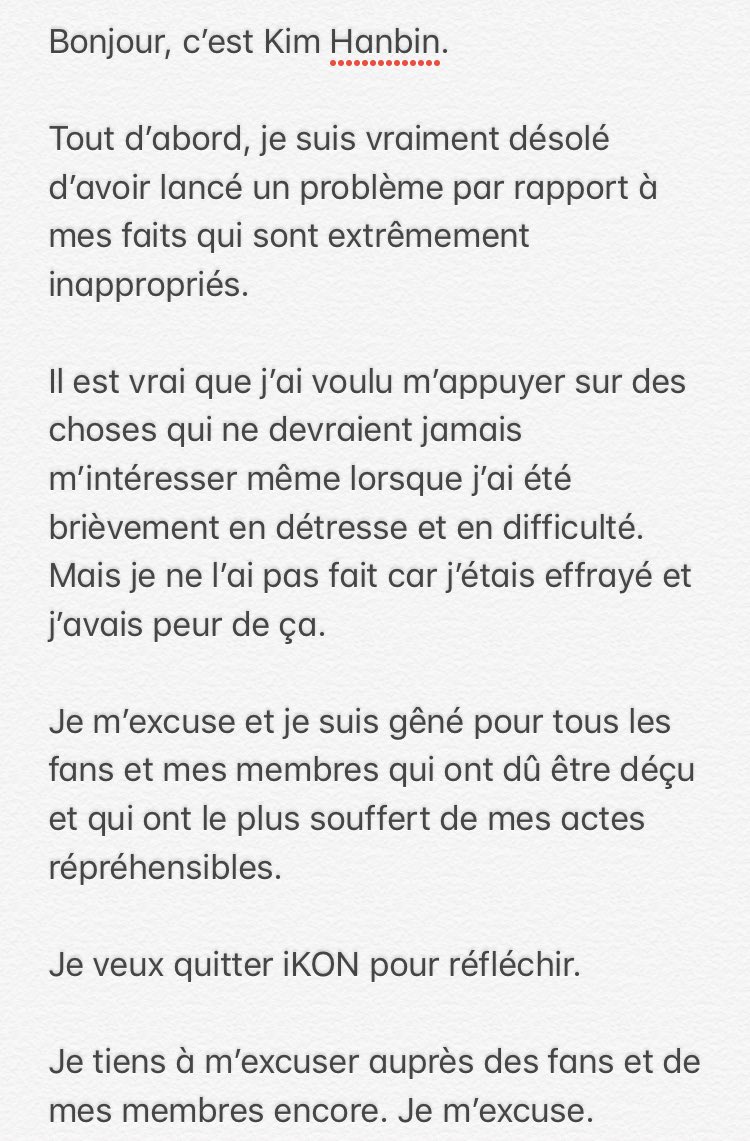 iKON_FR's tweet photo. [INFO]•{12.06.2019} B.I a posté un message sur son compte Instagram, voici la traduction en français. Lien de sa publication > https://t.co/P3gfq85EFN https://t.co/rI5xaRlrVq