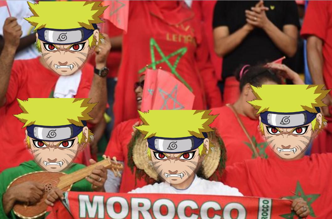 Même si le match semble perdu, les deux kops d'ultras du Muslims Olympic, "La Meute Des Vegeta" et "L'Armada Des Naruto" continuent leurs nasheeds d'encouragement.