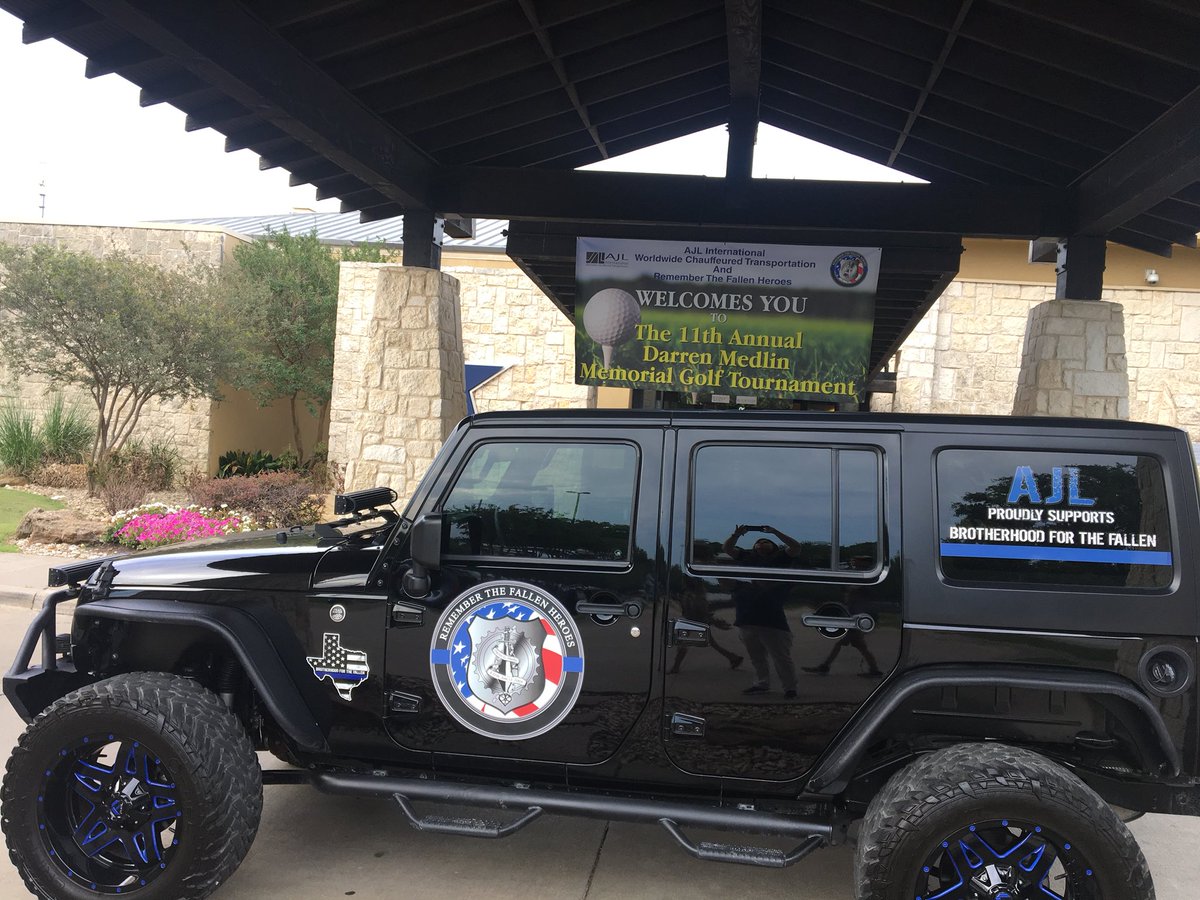 Beautiful start to the 11th Annual Darren Medlin Memorial Golf Tournament. Today marks 15 years since our Officer was killed in the line of duty. We will be remembering him with a ceremony later today.