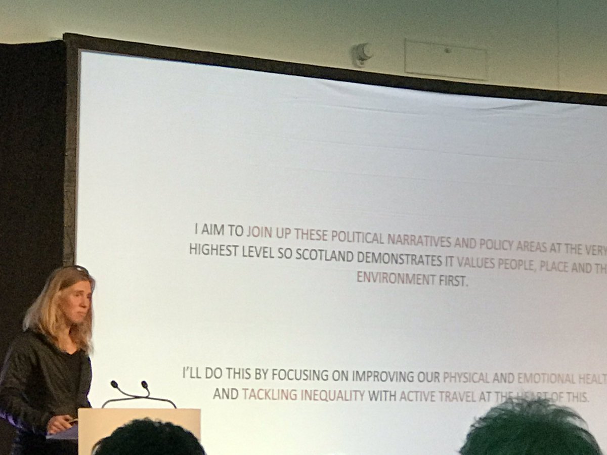 GCP_JustGoRide's tweet photo. Great way to end off the day at #ActiveScot @walkcyclescot with two fascinating &amp; thought provoking presentations from @Daisynmurphy on transformational work &amp; plans in #Edinburgh &amp; @leecraigie_  on her work as our #ActiveNationCommissioner 
👏👏

https://t.co/0cZ8twYVac https://t.co/jP01tuPNp4