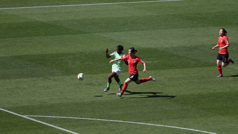 TosinSports's tweet photo. Respect to Mercy Akide and Perpetua Nwokocha, In my personal opinion I believe Asisat Oshoala is the best to represent Nigeria. Congrats to the Super Falcons beating South Korea tough game against France next.
#FIFAWWC #NGA #NGAKOR #SuperFalcons https://t.co/21CphyCuQD