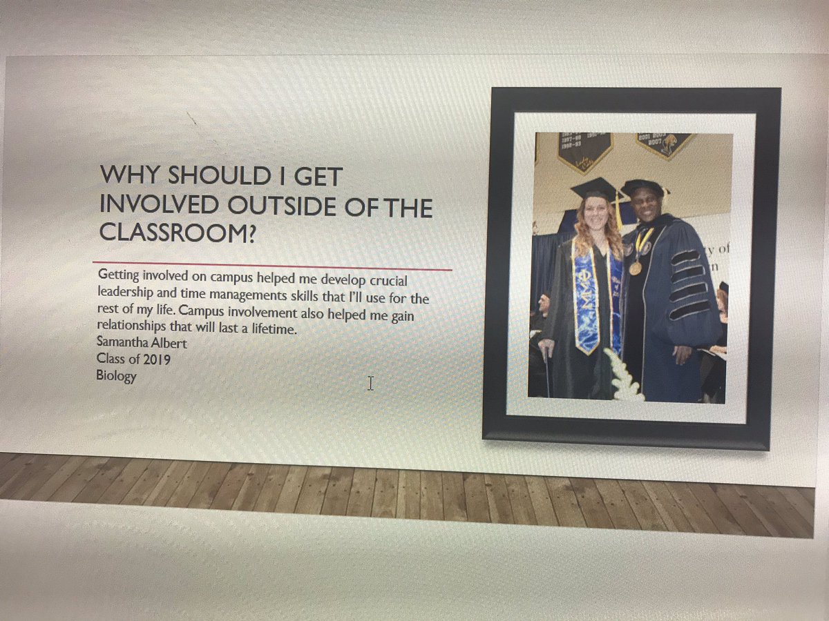 hbloomhall's tweet photo. @AdmiringOwls you are going to be famous with this year’s freshman class. 💕 #missyou #olforlife https://t.co/yhlbnrOThk
