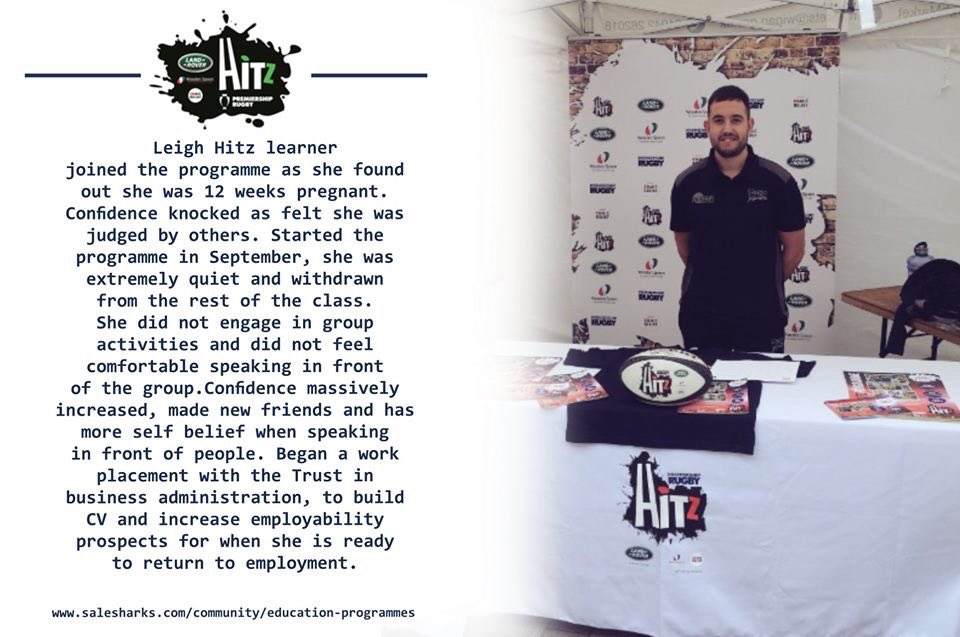 👤 | Education

Our <a href="/HITZSale/">HITZ Sale Sharks</a> programme caters for all abilities and backgrounds. We pride ourselves on the value and character of our staff to bring out the best in you.

Interested? Discuss your options with Carl - carl.fairhurst@salesharks.com

🦈🏉