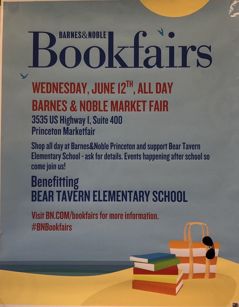 Summer Reading Kickoff @ Princeton Marketfair!  6:30 Kickoff!!  #BearTavernPride