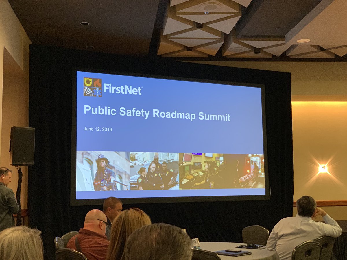 Having a discussion regarding future reinvestment from <a href="/FirstNetGov/">FirstNet Authority</a> for public safety.