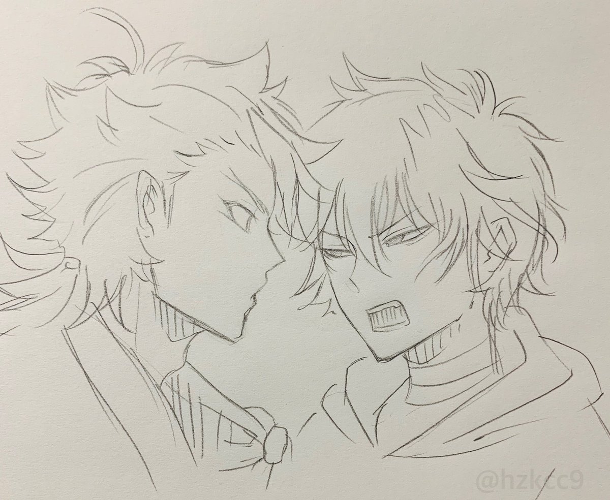 ハイカロリー(描く側にとって)なのを描いてしまったのでアッサリしたむつひぜも載せておきますね
あとひぜちゃん単体も 
