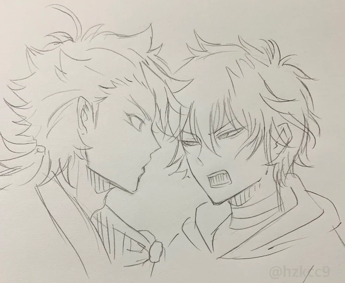 ハイカロリー(描く側にとって)なのを描いてしまったのでアッサリしたむつひぜも載せておきますね
あとひぜちゃん単体も 