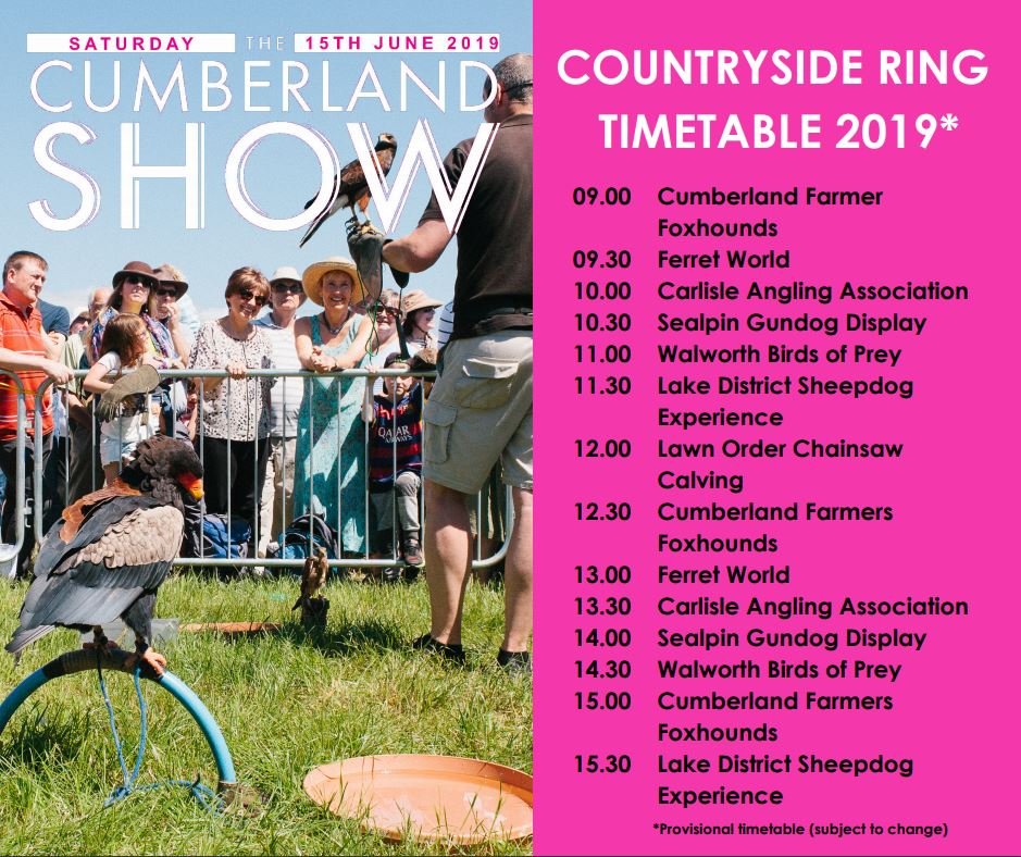 CumberlandShow's tweet photo. ONLY 3 MORE DAYS TO GO!! The FREE BUS will run from the Crescent to the showfield with the first bus at 9.30am and the last one returning from the show to town at 6.30pm https://t.co/Yv9KVuVEyZ https://t.co/NTchb1baHl