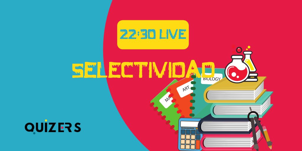 QuizersLive's tweet photo. Te lo vas a perder? #selectividad #selectividadandalucia #selectivitad2019 #Selectividad19 #Selectividadvalencia https://t.co/qgyh4W9tW5