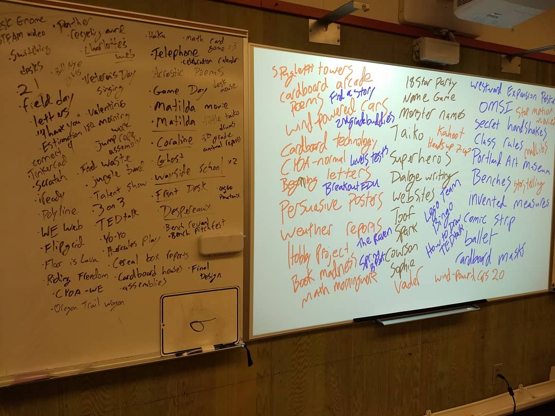TheWeirdTeacher's tweet photo. My favorite End of the Year activity- We list every single thing we did over the year so we can see how much we accomplished and grew and learned. The list is always longer than I expected. https://t.co/Y4rU87DEa3