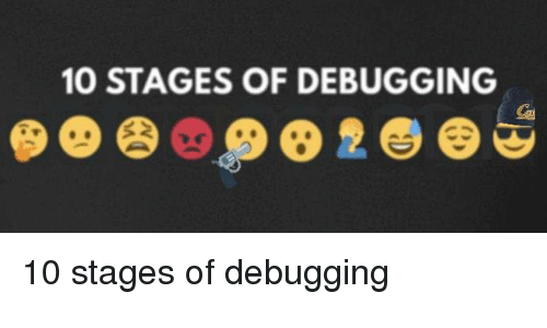 GangCoder's tweet image. Debuggin is drivin me crazy
I thought coding would be EZ
Console logs everywhere
Still can't find the bug I swear
#100DaysOfCode #Software #softwaredevelopment #softwareengineering #softwaredeveloper