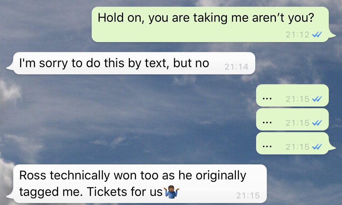 thisguyshah's tweet photo. @NissanUK My brother won tickets for the #CWC19 and despite an entire childhood of playing cricket in the hallway with him (and being the little brother you already know he didn’t bowl slow to me) he’s taking his friend instead... #heartbroken #SweepTheNation #TakeShah https://t.co/i7mtZn58KP