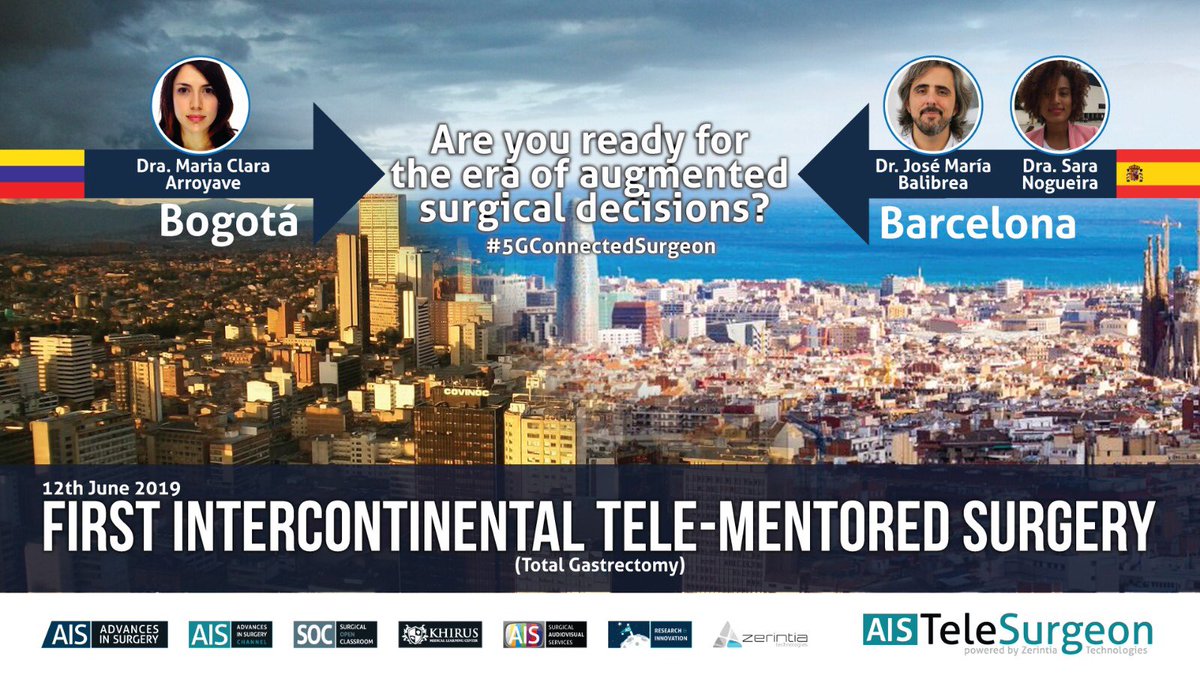 Jose M. Balibrea MD, PhD, FACS (@balibreajose) on Twitter photo Well done! Today <a href="/AISChannel/">AIS Channel</a> Team introduced another #5G technology possibility: intercontinental surgical telementoring 🇪🇸🇨🇴 Congrats! #SergiGrau <a href="/menchaca/">Rod Menchaca B., MC, PhD</a> <a href="/AntoniodeLacy/">Antonio de Lacy</a> <a href="/HugoDeLacy/">Hugo De Lacy</a> <a href="/macarroyave/">Maria Clara Arroyave</a> @saratavnogueira and the rest of the AIS family for this great success Well done! Today <a href="/AISChannel/">AIS Channel</a> Team introduced another #5G technology possibility: intercontinental surgical telementoring 🇪🇸🇨🇴 Congrats! #SergiGrau <a href="/menchaca/">Rod Menchaca B., MC, PhD</a> <a href="/AntoniodeLacy/">Antonio de Lacy</a> <a href="/HugoDeLacy/">Hugo De Lacy</a> <a href="/macarroyave/">Maria Clara Arroyave</a> @saratavnogueira and the rest of the AIS family for this great success