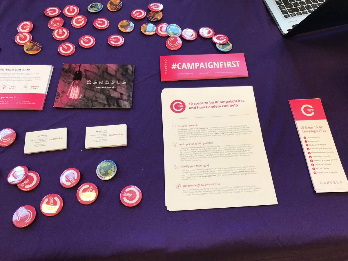 ChrisCMarketing's tweet photo. The @candela_strat team are having a great time at the first day of the #WCFC2019 in Saskatoon! Be sure to drop by our booth to talk about how your organization can be #CampaignFirst 
#Philanthropy #Fundraising #Charity https://t.co/rvAhZw4rwB