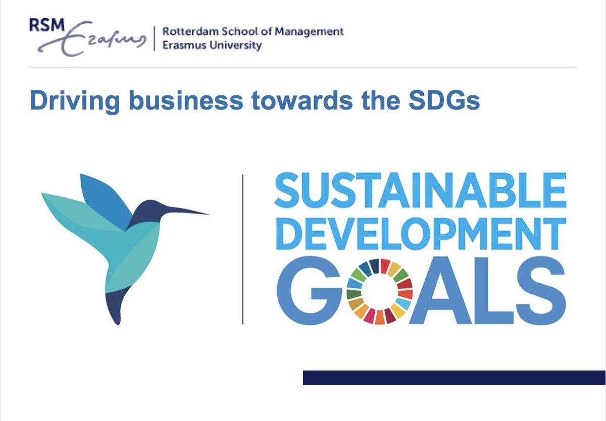 Sign up for RSM's new 7-week Massive Open Online Course (MOOC): "Driving Business Towards the #SDGs". See for more information rsm.nl/programmes/moo… and register here coursera.org/learn/sdgbusin…