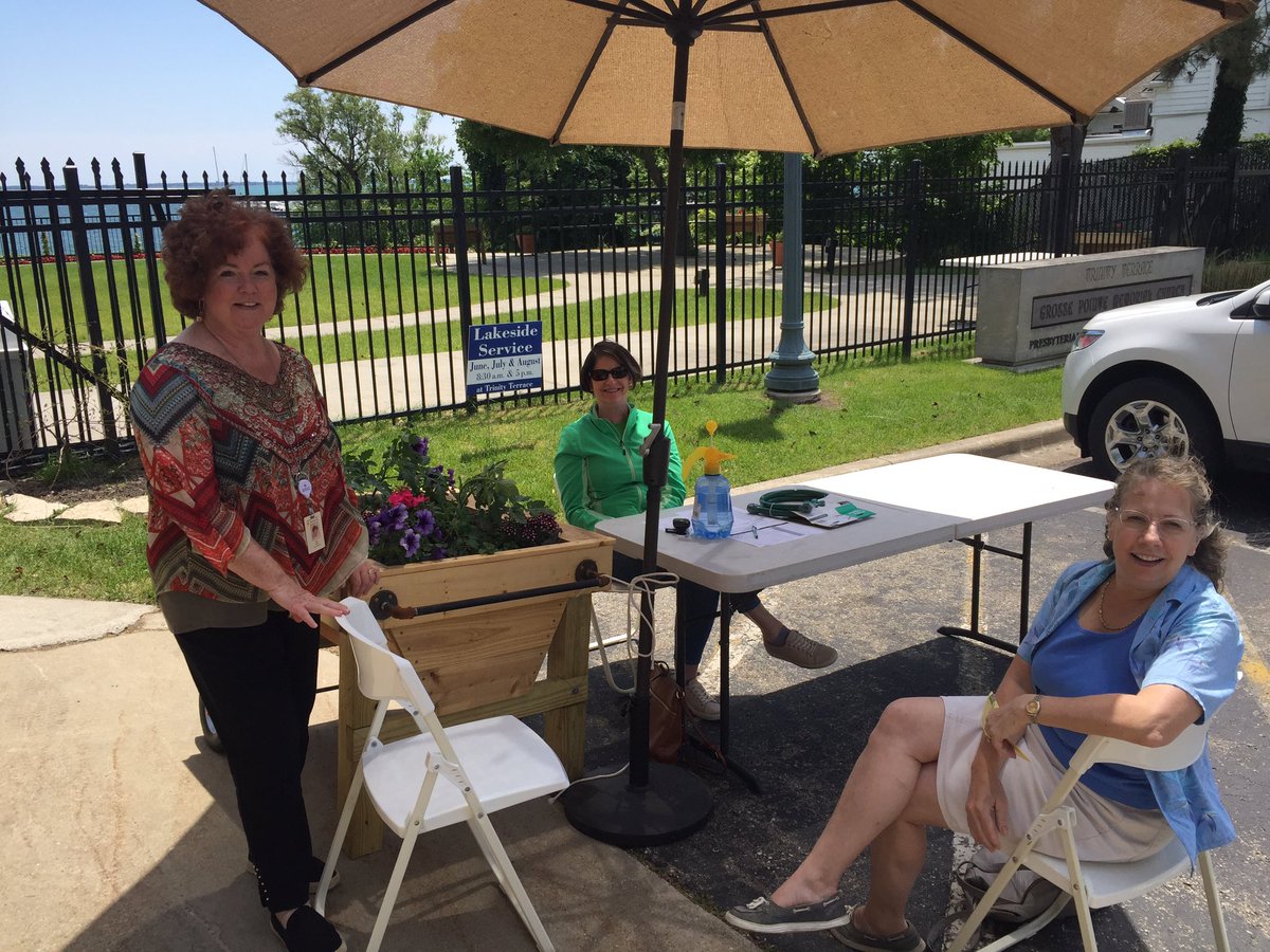 Thank you to the Red Cross and our deacons for our outdoor blood drive!