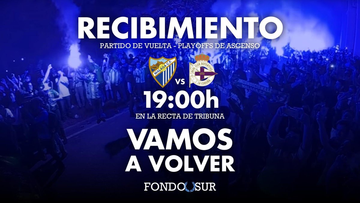 FondoSur1904's tweet photo. ¡Ahora nos toca hablar a nosotros! 
El sábado a las 19:00h TODA Málaga en la recta de tribuna 🚌💥 https://t.co/p1Oe0ANcnr