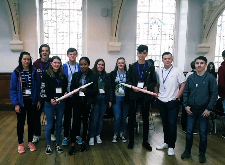 StBensScience's tweet photo. Mrs. MacNeill and a few of our S6 pupils went along to @UniStrathclyde to support our very own Ayesha Gunn at her @ScotSpaceSchool experience. They enjoyed an evening with @Astro_Wheels and Heather Paul who shared their amazing experiences. #mindsetforsuccess @stbenedictsren https://t.co/ko7aeAbNsZ