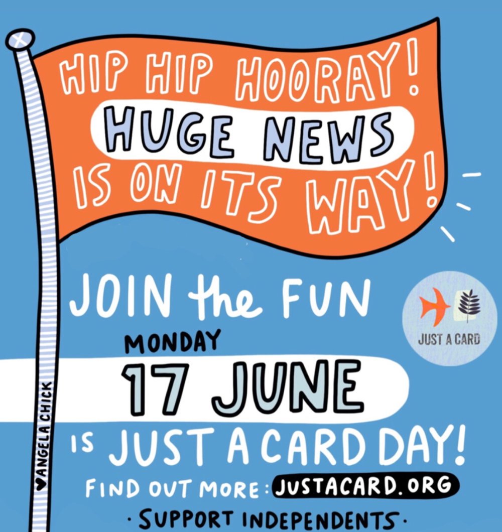 ONLY THREE DAYS TO GOOOOOO!

Can you tell we're excited for #justacard day? Just a little bit.

SUPER HUGE news about what we've been up to with <a href="/FundingCircleUK/">Funding Circle UK</a> 

Join us. justacard.org/just-a-card-day

Ace image @MissAngelaChick