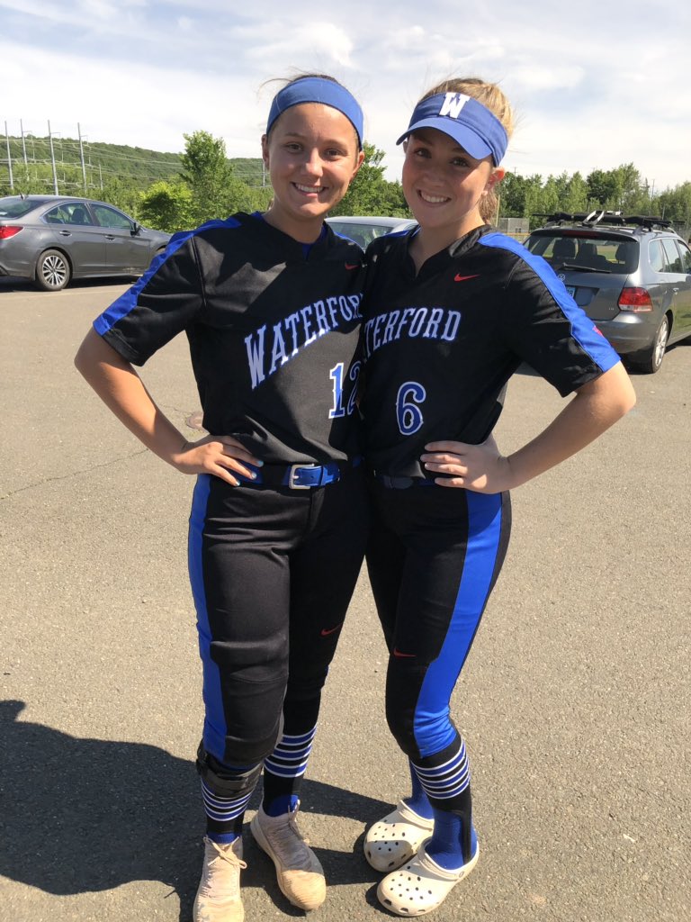 These two getting ready to play in the CHSCA Senior All-Star game. #ctsb #lancerpride