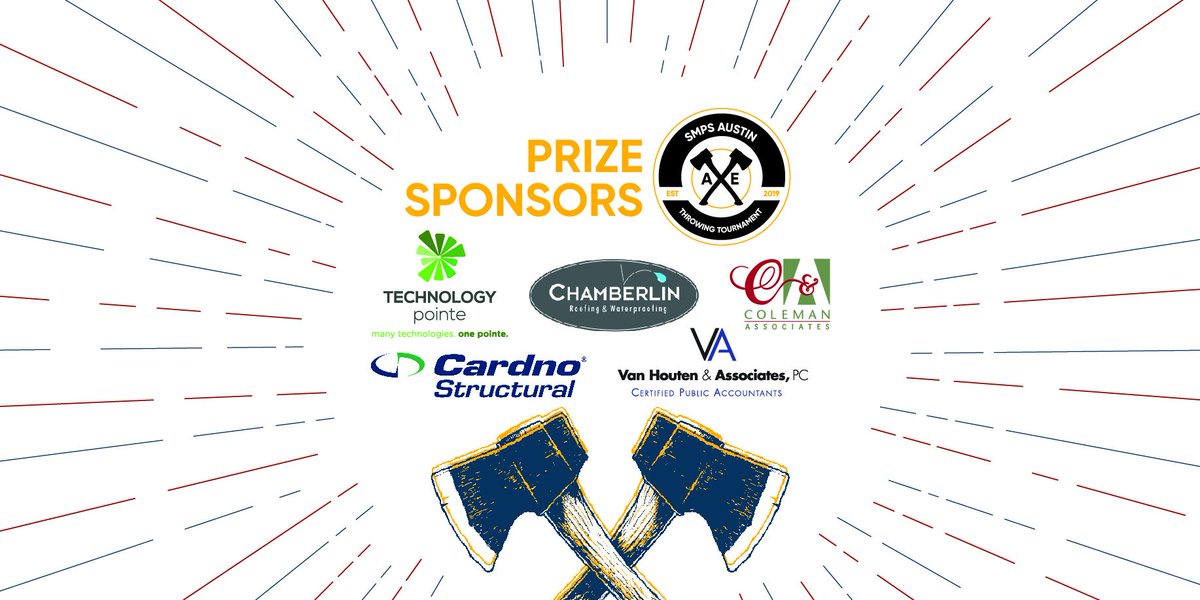 And last but not least, we'd like to give a huge thanks to our prize and trophy sponsors: <a href="/techpointe/">Technology Pointe</a>, <a href="/Chamberlin_Man/">Chamberlin Man</a> , Coleman &amp; Associates, @Cardno, and Van Houten &amp; Associates, PC.
Are you as axe-cited for tomorrow as us?
