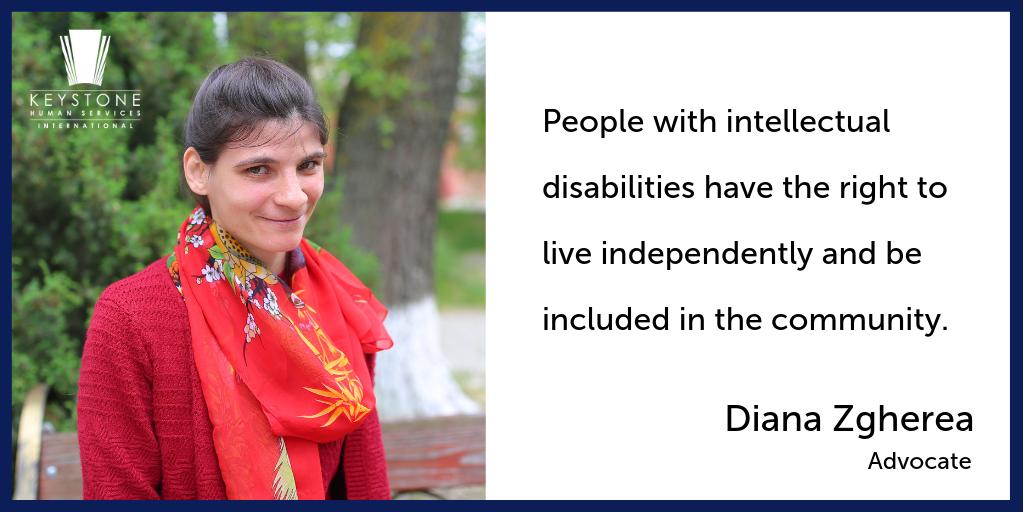 KHSInternationl's tweet photo. “People with intellectual disabilities have the right to live independently and be included in the community.” – Diana Zgherea, advocate #COSP12 side event with @InclusionIntl #deinstitionalization #inclusion https://t.co/VapQwZZlNq
