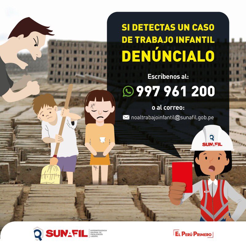 SunafilPeru's tweet photo. Durante la jornada de trabajo con los integrantes del #CDRPETI, en la ciudad de #Huánuco, el superintendente de la #SUNAFIL presentó los canales para denunciar casos de #trabajoinfantil y #trabajoforzoso. 👧🏻🧒🏾#DíaMundialContraElTrabajoInfantil #12J https://t.co/QAzTBxXNL8