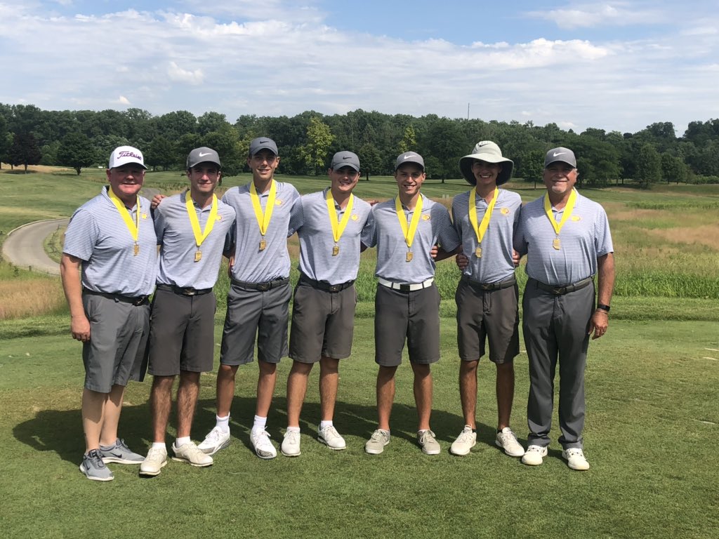 Final Round at <a href="/IHSAA1/">IHSAA</a> Boys Golf State Finals:

<a href="/GuerinGolf/">Guerin Boys Golf</a> fires a 304, nine strokes better than Day 1 and finishes 4th in the state!

Thanks to Ty, Keaton, Andrew, Ben and Connor for raising the bar for <a href="/GuerinGolf/">Guerin Boys Golf</a>! Congrats to Coach Mathews and Co!