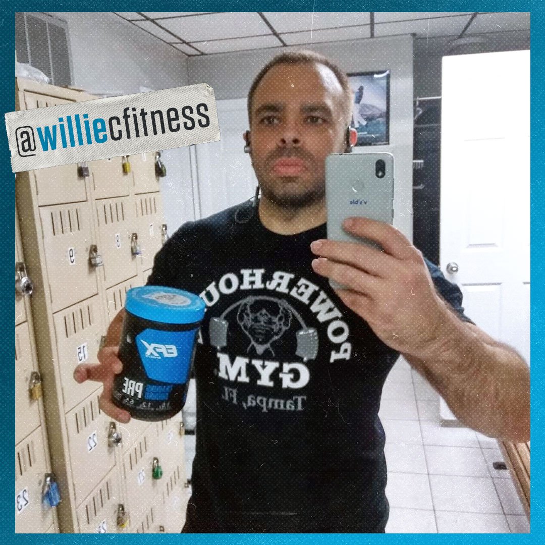 EFXSports's tweet photo. What #EFXSports product is your Go-To?
@williecfitness likes our Training Ground PRE!
.
Imagine a pre-workout formula that truly delivers on its promises. Thatβs what we have at EFX Sports.
#efxsports #EFXFAM #preworkout #gains #fitness #bodybuilding https://t.co/XsFxafmEEn