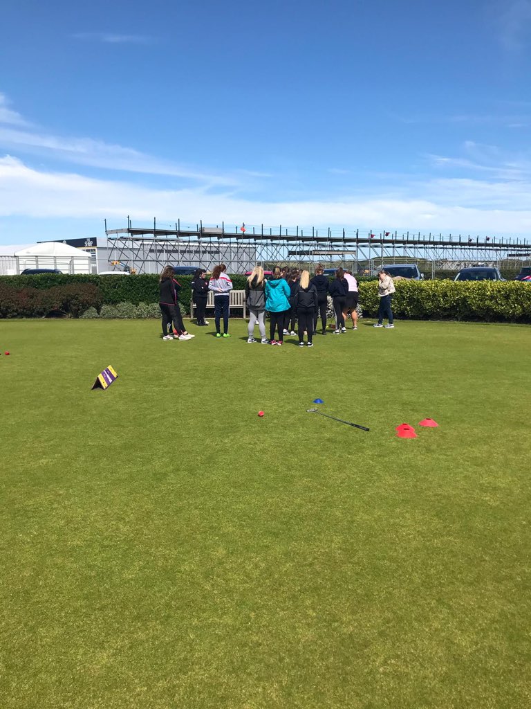 UlsterFlexEd's tweet photo. @SchoolPartnerships What a way to finish our final week of 'Girls on Course' Golf/STEM programme with an invitation to Royal Portrush, looking forward to working with you in Sept as Year 10's @ColeraineColl @stmaryslim @NCICColeraine @DarrenClarke60 @KariseKc @VisitCauseway https://t.co/kVnJr4tWtr