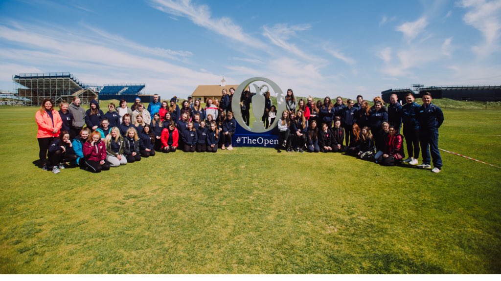 UlsterFlexEd's tweet photo. @SchoolPartnerships What a way to finish our final week of 'Girls on Course' Golf/STEM programme with an invitation to Royal Portrush, looking forward to working with you in Sept as Year 10's @ColeraineColl @stmaryslim @NCICColeraine @DarrenClarke60 @KariseKc @VisitCauseway https://t.co/kVnJr4tWtr