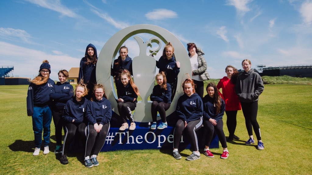 UlsterFlexEd's tweet photo. @SchoolPartnerships What a way to finish our final week of 'Girls on Course' Golf/STEM programme with an invitation to Royal Portrush, looking forward to working with you in Sept as Year 10's @ColeraineColl @stmaryslim @NCICColeraine @DarrenClarke60 @KariseKc @VisitCauseway https://t.co/kVnJr4tWtr