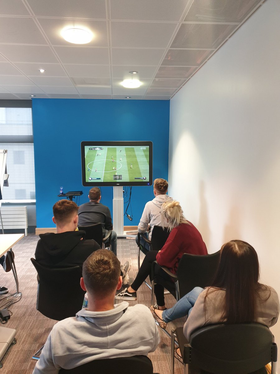 RMcCarthySage's tweet photo. Customer Success FIFA Tournament! Great to see colleagues enjoying some competition on their lunch breaks! #colleaguesuccess #fifatournament #fifa19 https://t.co/40kr3fMdHt