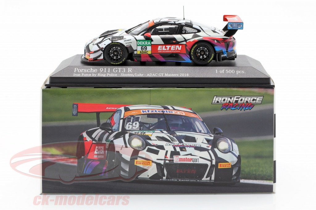CkModelcars's tweet photo. #Porsche911 #Porsche 911 GT3 991 No. 69 #modelcars #modellautos #TeamIronForce by #RingPolice #ADAC #gtmasters 2018 @janerikslooten @lucasluhr #miniatures #diecast scale 1:43 #diecastcars by #Minichamps lim 500 pcs exclusive @CkModelcars 
visit https://t.co/V25WVMTunf https://t.co/ACsH4asVBb