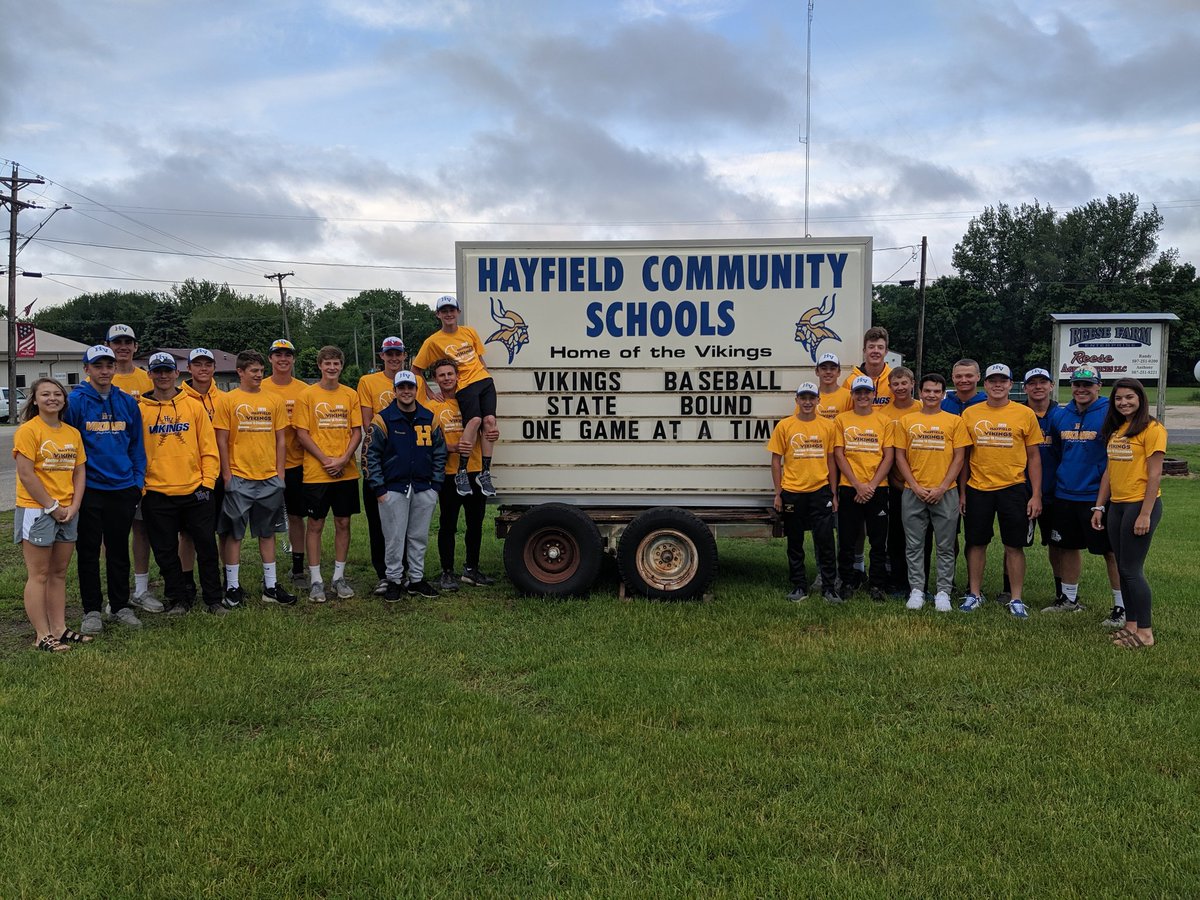 thehayfield9's tweet photo. Thank you to our communities for all the support!!! We can't wait to see all the blue and gold at our game tomorrow!

#HHSBaseball https://t.co/GQY3riEaJG