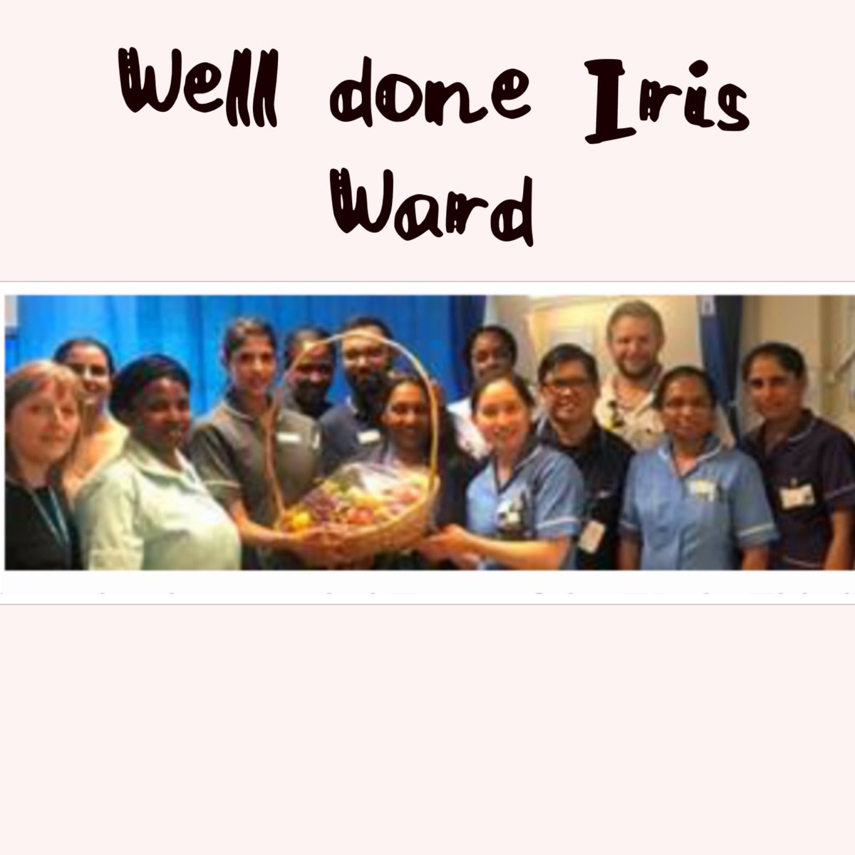 carolwaters2011's tweet photo. Well done Iris ward 👏🏻.  Ward of the week for our FFTs. Getting our 5 a day 🍎🍇🍐🍊🍉🍏🍌 @skelton37 @elsbels44 @Gvlsn @KuldipChagger https://t.co/tEmxbjxVML