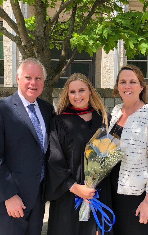 debwalke's tweet photo. Proud Parents!!! 💙❤️💛 #QGrad19 https://t.co/96E7AxGpcQ