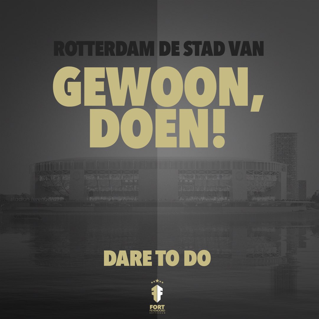 FortFeyenoord's tweet photo. #fortfeyenoord #hetfort #daretochange #daretodo #feyenoordcity #feyenoord #feyenoordrotterdam #nieuwfeyenoordstadion #rotterdam #rotterdam010 https://t.co/ImtAnUvys6