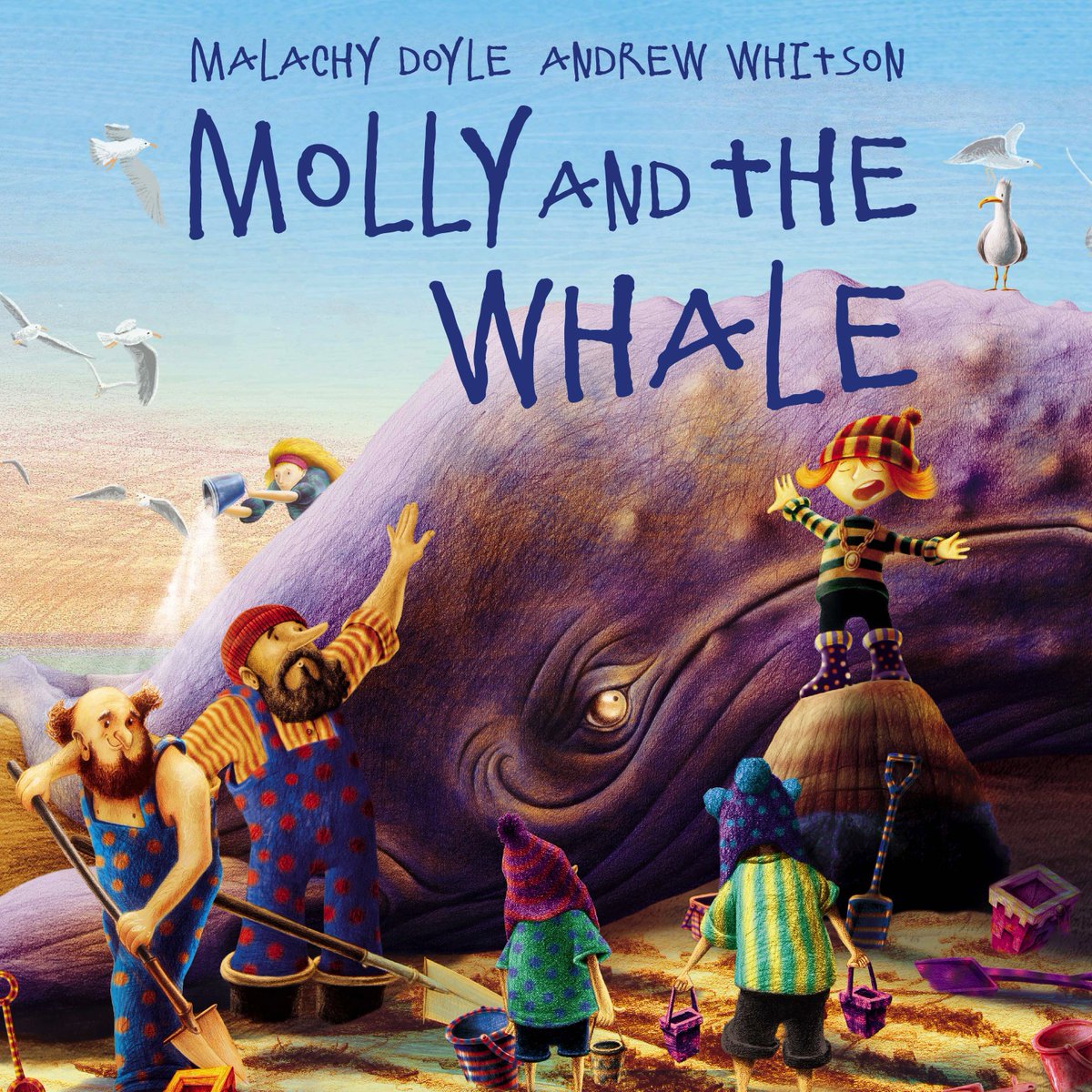 Molly and the Whale, a follow-up to Molly and the Stormy Sea, by Malachy Doyle &amp; <a href="/andrewwhitson92/">Andrew Whitson</a>. Out July 4, in English, Welsh &amp; Irish! Focail ghleoite Ghaeilge  @MyraZepf 
Muireann agus an Míol Mór ag teacht go luath! Ar bís! <a href="/Graffeg/">Jens Grafstrom</a> <a href="/ForasnaGaeilge/">Foras na Gaeilge</a> <a href="/MalMccann/">Mal McCann</a> <a href="/crogallmorglas/">Ciarán MacGiollaBh</a>