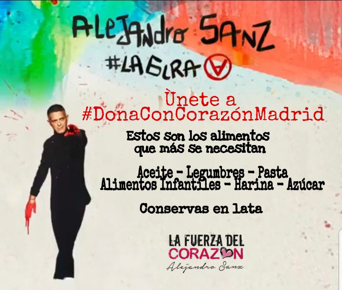 📢 Día 15/6 - Wanda Metropolitano📌
#DonaConCorazónMadrid 
Colaboraremos con el Banco de Alimentos de Madrid en una gran recogida para miles de familias.
¡Ayudar nos hace grandes!
¿Te vienes con tu kilo? ¡Contamos contigo! 💪❤
<a href="/bancoalimadrid/">BancoAlimentosMadrid</a> 
➡ Bamadrid.org/donaconcorazon
