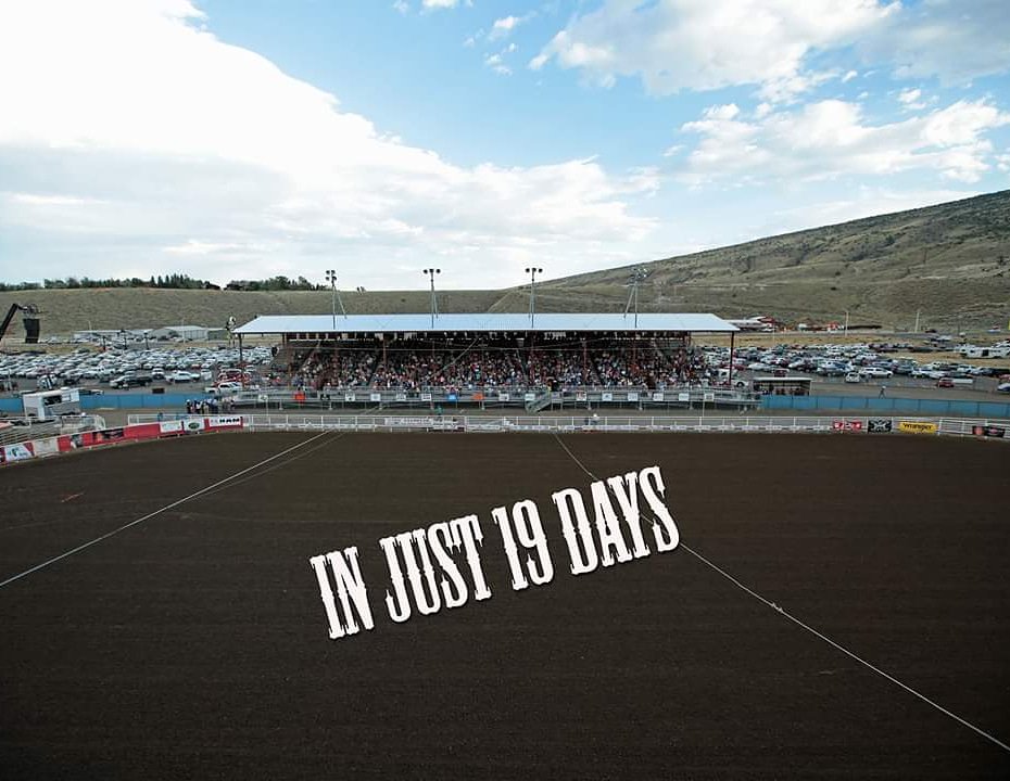 CodyStampede's tweet photo. We are busy getting ready for the epic 100th anniversary of the Cody Stampede. In just 19 days this is what Stampede Park will look like. #CodyisRodeo #100yearsofrodeo #itwillbeepic https://t.co/yjBf8nNIQc