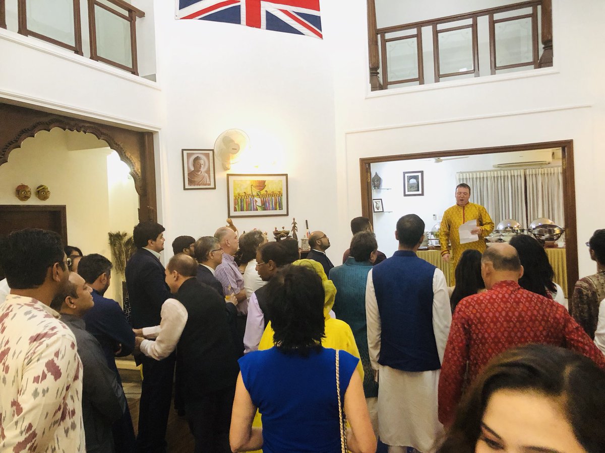 UKinHyderabad's tweet photo. A great evening together today 🇮🇳🇬🇧celebrating Eid Milap #EidAlFitr2019 #AgaazEBaatcheet #ForceforGood https://t.co/E0JTZ6HtH1