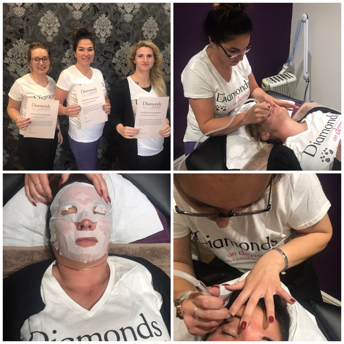 Great #training session <a href="/Handgelicnails/">Handgelic Nails</a> today they now stock our amazing diamond #microdermabrasion machine 💎 get flawless #skin fast!!
#LovinLeeds #doncaster #beauty
